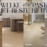 Visgraat, Hongaarse punt of een tegelmotief... Welke stijl past het beste bij u?