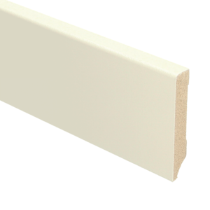 Basics4Home 12mm MDF Moderne Plint Recht Voorgelakt Katoen