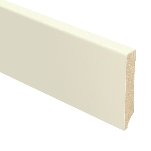 Basics4Home 15mm MDF Moderne Plint Recht Voorgelakt Katoen