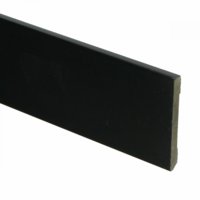 6mm MDF Moderne Plint Voorgelakt RAL9005