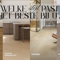 Visgraat, Hongaarse punt of een tegelmotief... Welke stijl past het beste bij u?