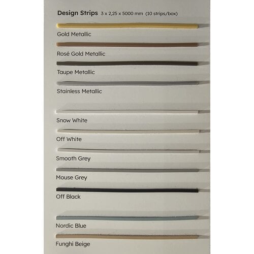Moduleo 649272 BIES Voegstrip 3mm Taupe Metallic