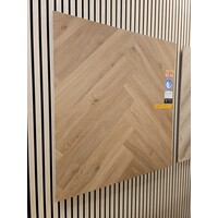 HSHB-1354 Fijngestreept eiken naturel Visgraat Rigid Click PVC
