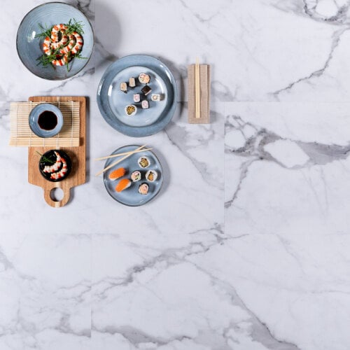 Douwes Dekker 10862 Meloen Marmer Tegel Rigid Nieuwe Oogst Click PVC