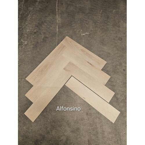 Tasba Floors RIGID Alfonsino eiken licht 2,5mV4 Visgraat Dryback PVC