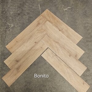 Tasba Floors RIGID Bonito eiken naturel 2,5mV4 Visgraat Dryback PVC