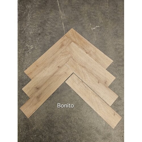 Tasba Floors RIGID Bonito eiken naturel 2,5mV4 Visgraat Dryback PVC