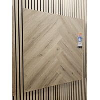 HSHB-1361 Rustiek eiken warmgrijs Visgraat Rigid Click PVC