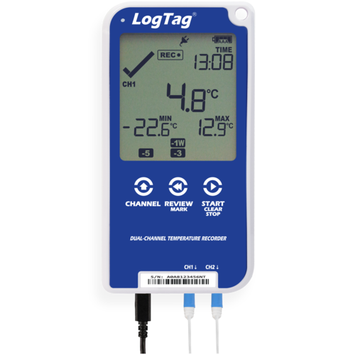 Enregistreur de température LogTag UTRED30-16R - COMPATIBLE CDC/VFC 