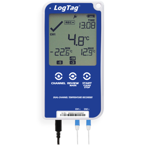 LogTag UTRED30-16R Temperatur-Datenlogger – CDC/VFC KOMPATIBEL 