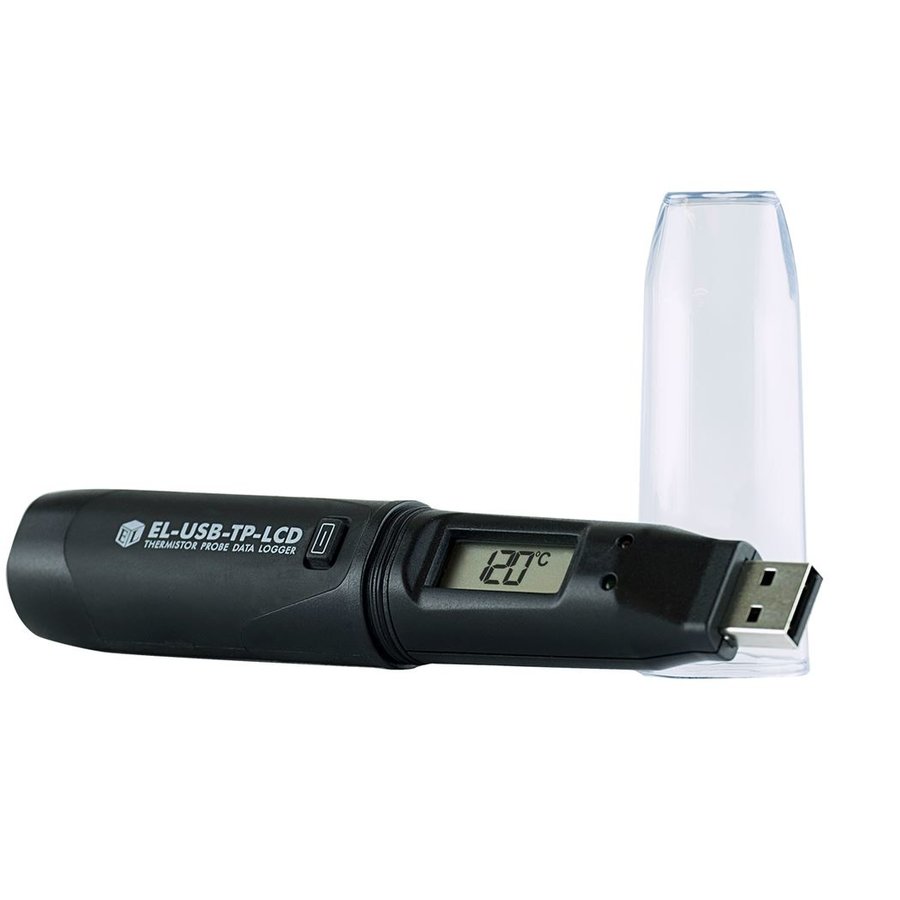 Lascar EL-USB-TP-LCD Thermistorsensoren Temperatur-Datenlogger mit Bildschirm
