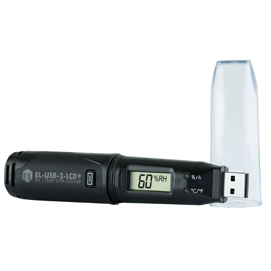 Lascar EL-USB-2-LCD+ Hoge Nauwkeurigheid Temperatuur en Luchtvochtigheidsmeter met Scherm