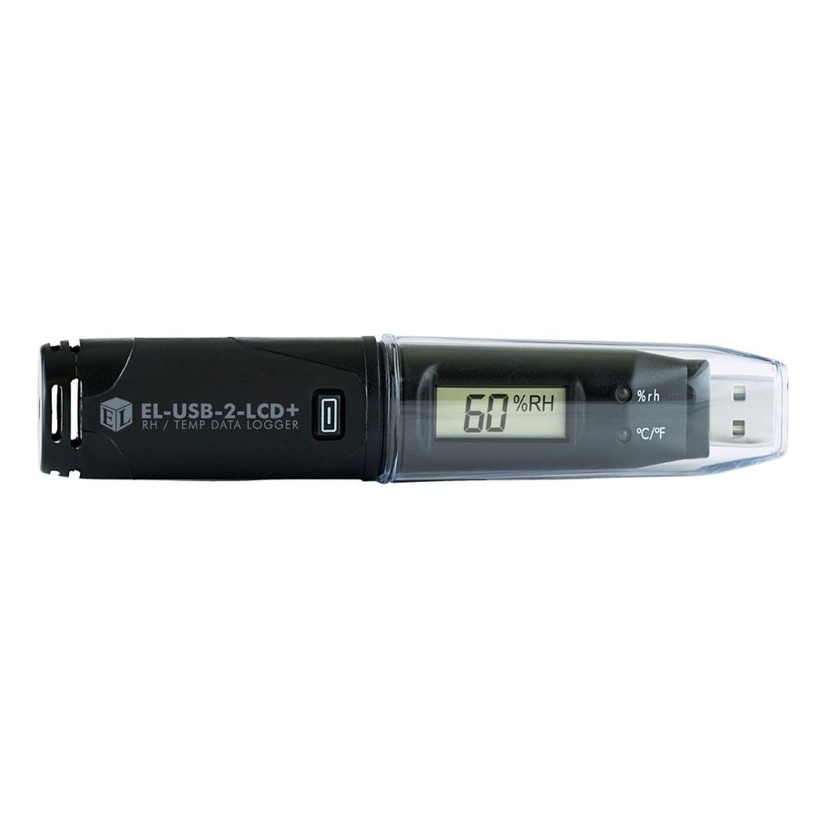 Lascar EL-USB-2-LCD+ Hoge Nauwkeurigheid Temperatuur en Luchtvochtigheidsmeter met Scherm