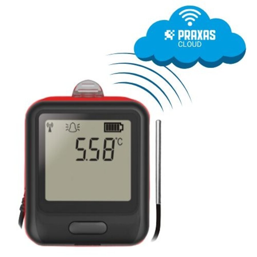 Lascar EL-WiFi-TPX+ Temperatur-Datenlogger WiFi mit intelligentem Temperatursensor und Alarm