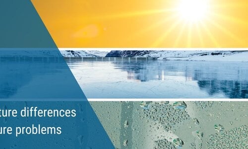 How temperature differences lead to moisture problems