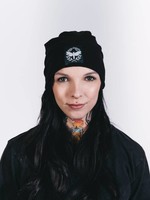 Jersey Beanie - schwarz