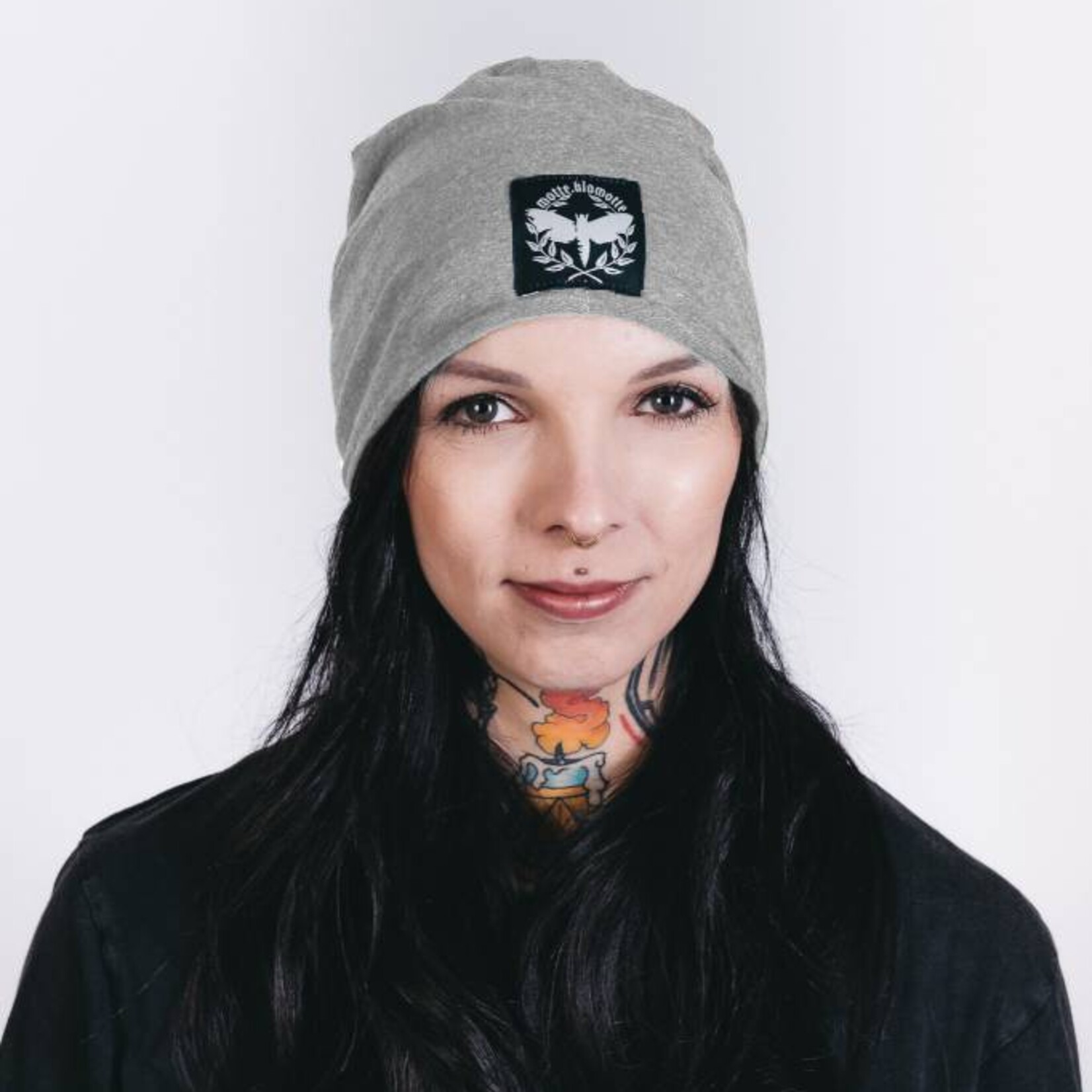 Jersey Beanie - grau