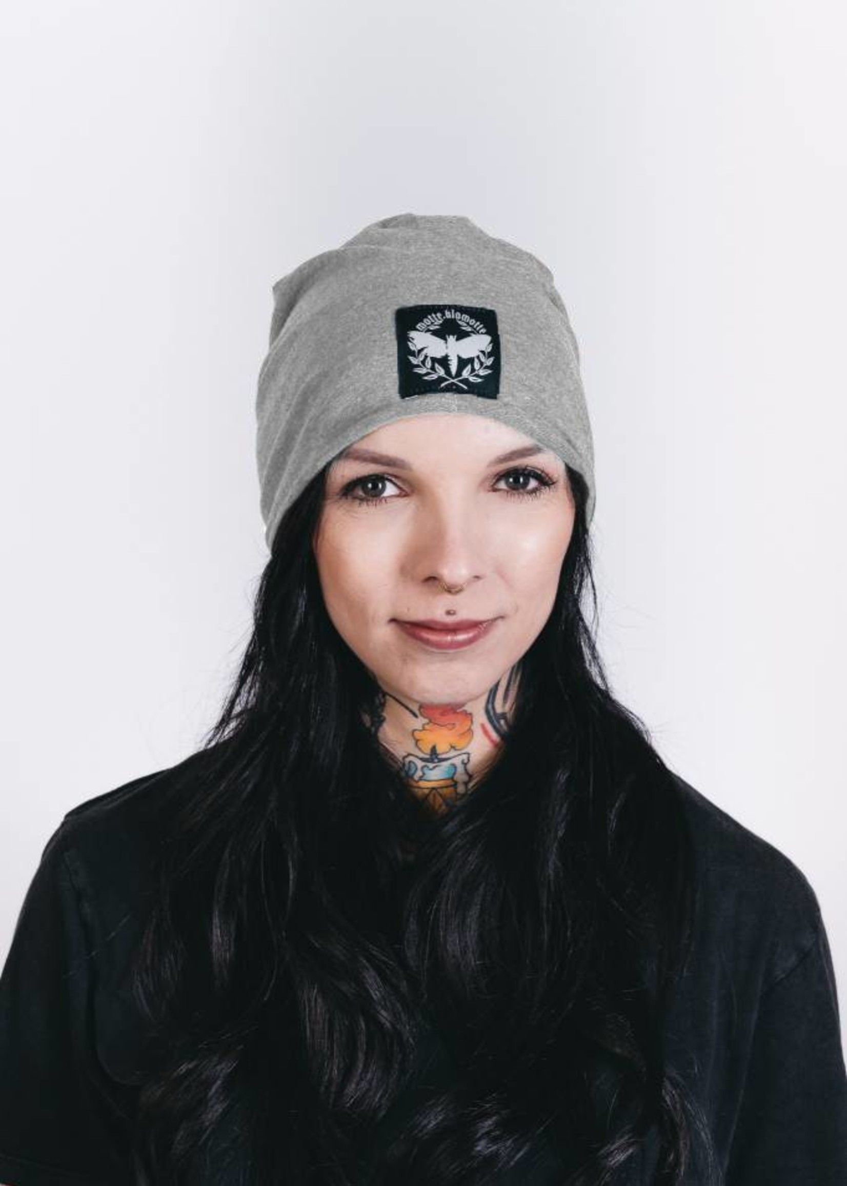 Jersey Beanie - grau