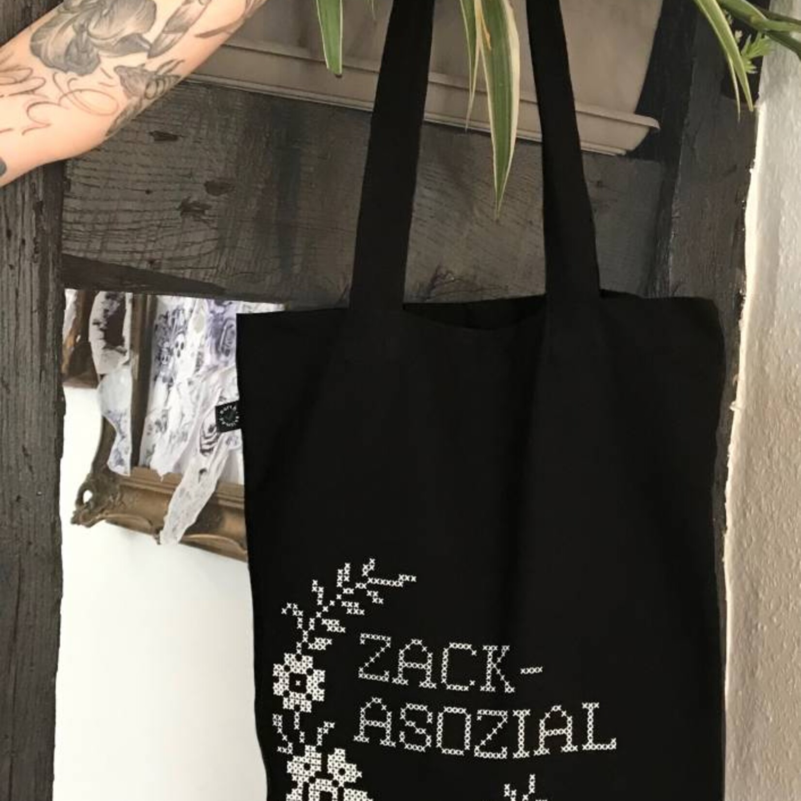 "Zack -Asozial" Beutel