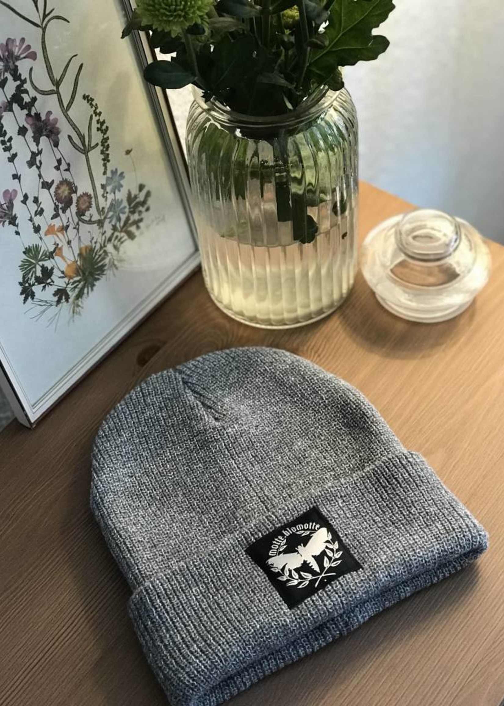 Motte Beanie light grey