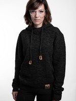 Knit- Hoodie -anthracite