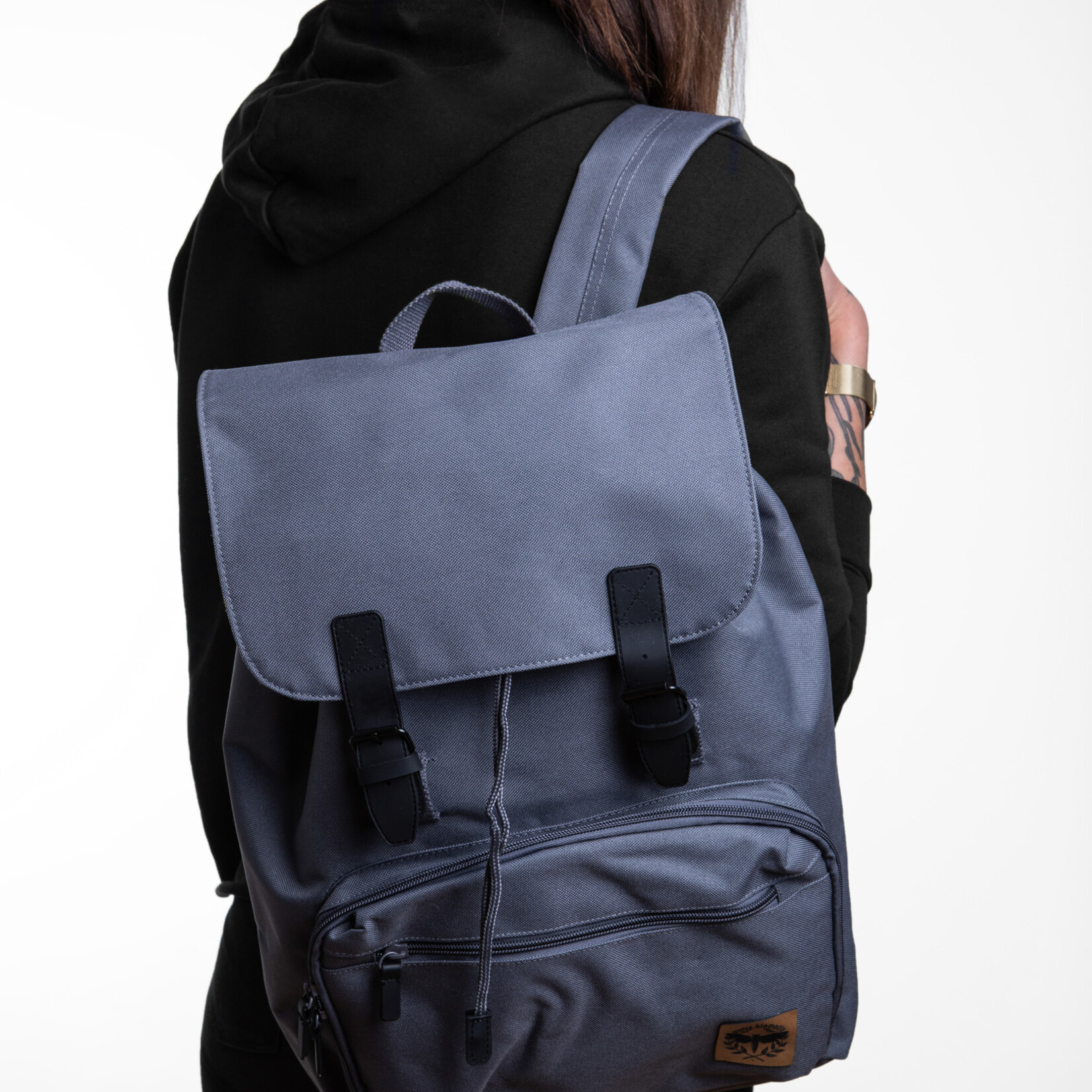 Motte Laptop Rucksack - grau