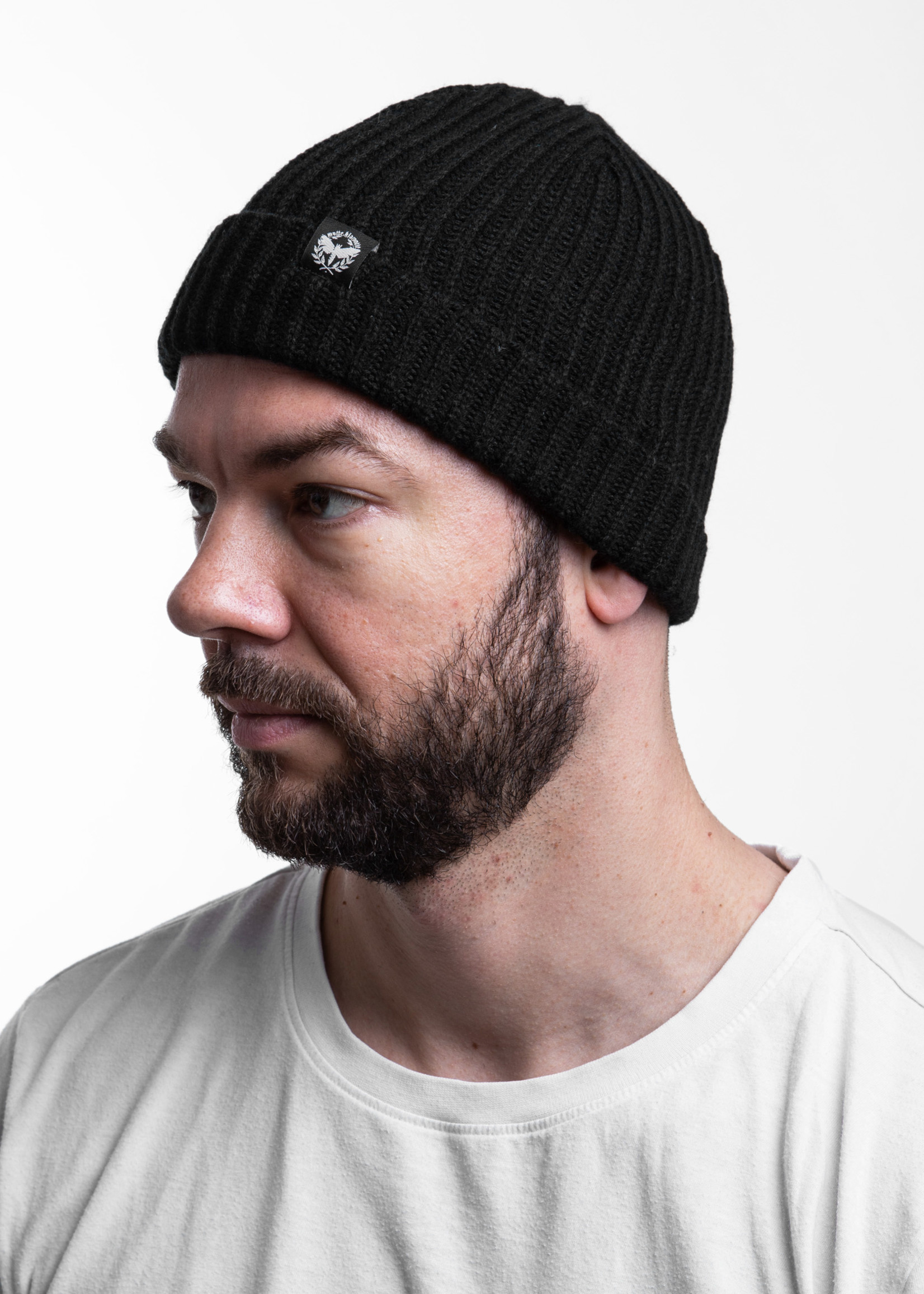 Motte Beanie black Sailor style