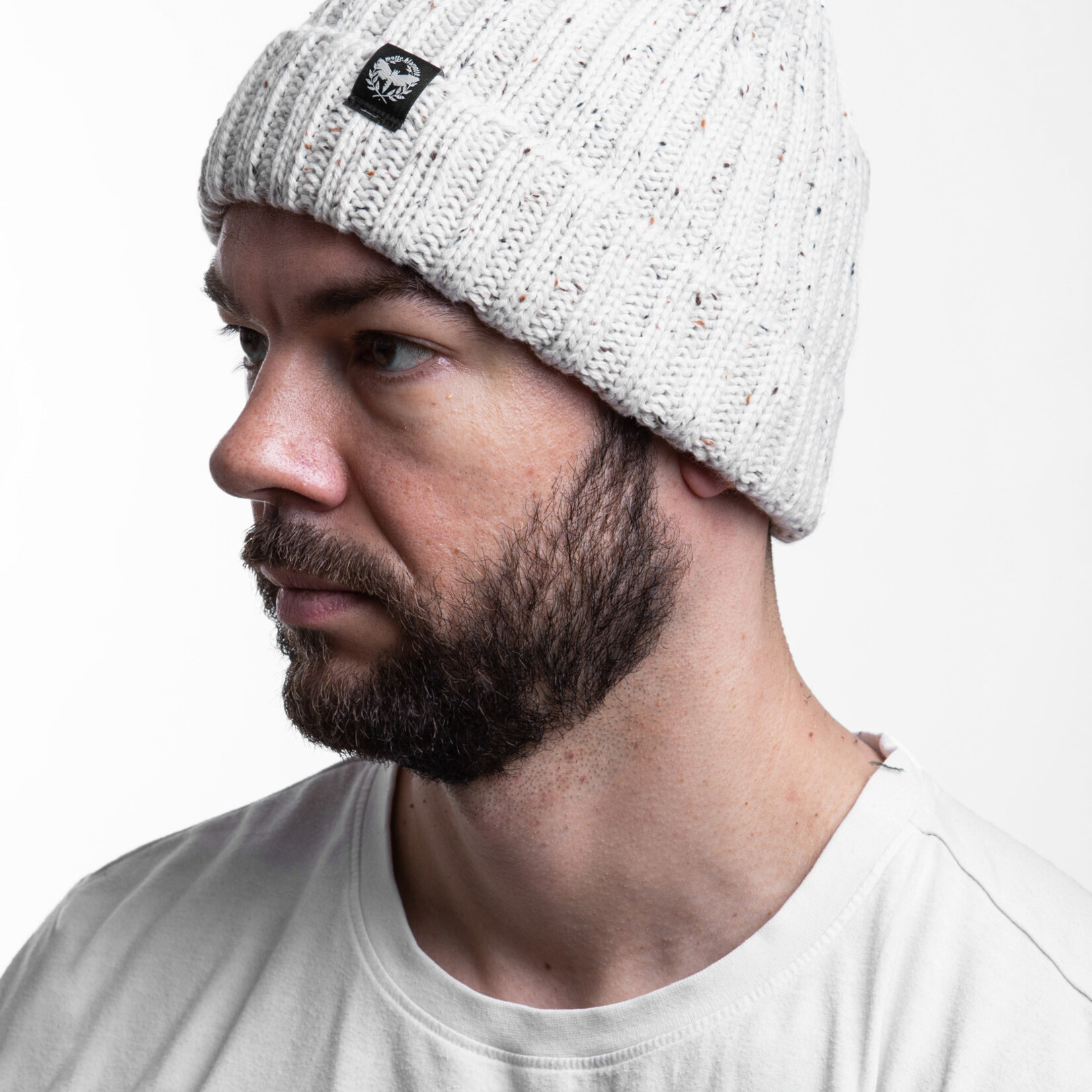 Motte Beanie white-dotted