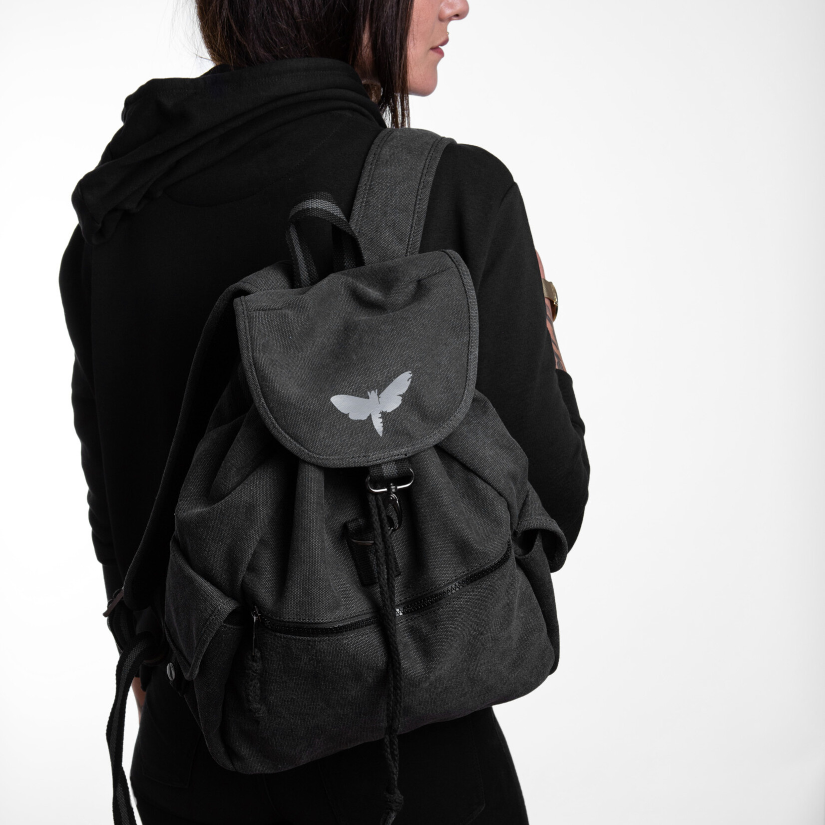 Motten Vintage  Backpack -black