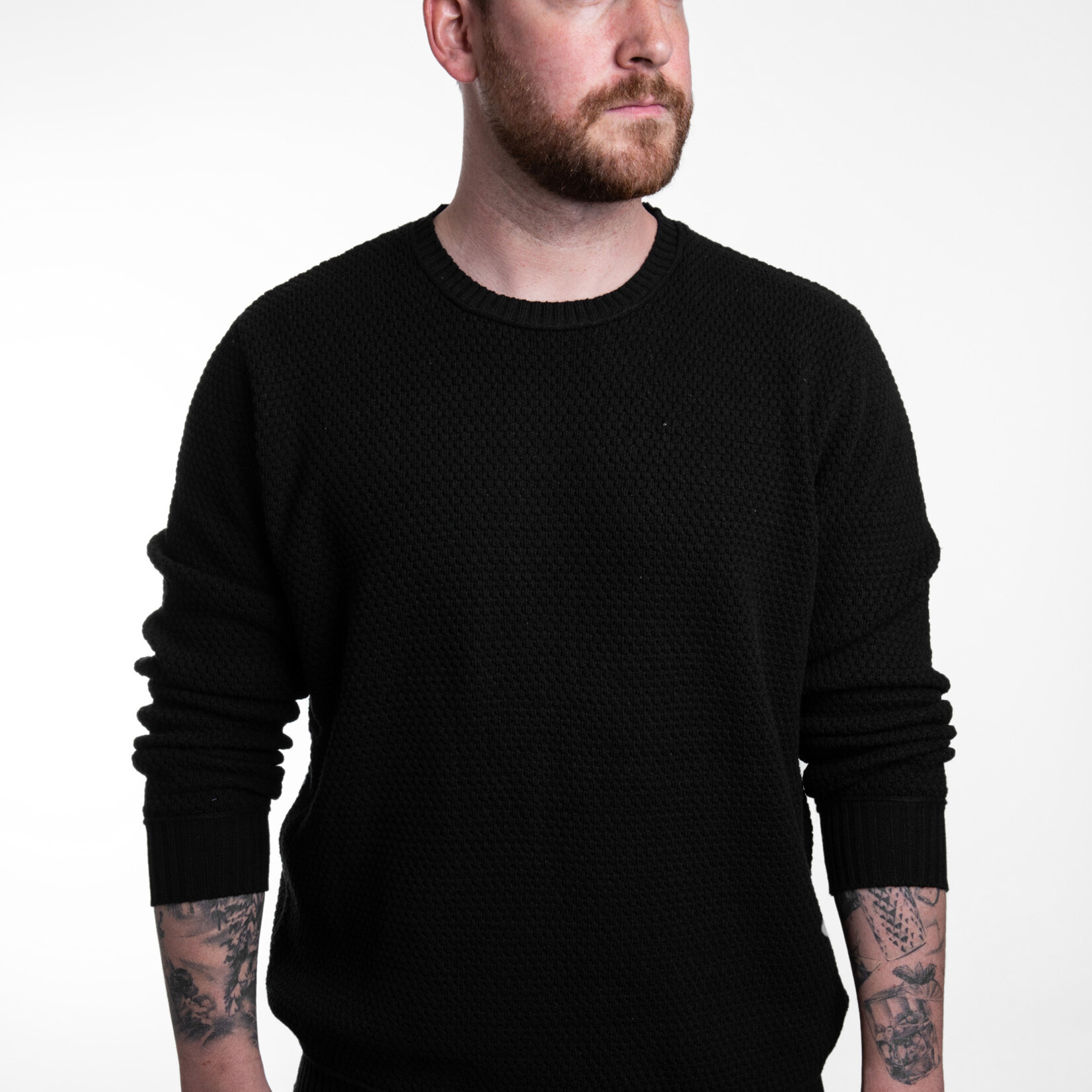 Strick Sweater -bold -black