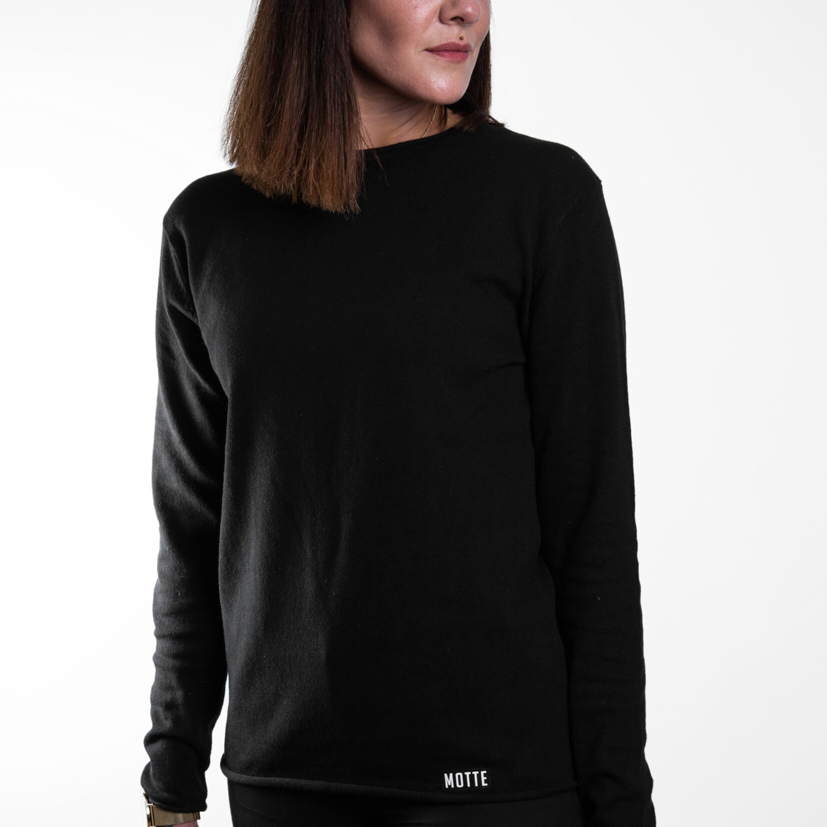 Strick Sweater -light -black