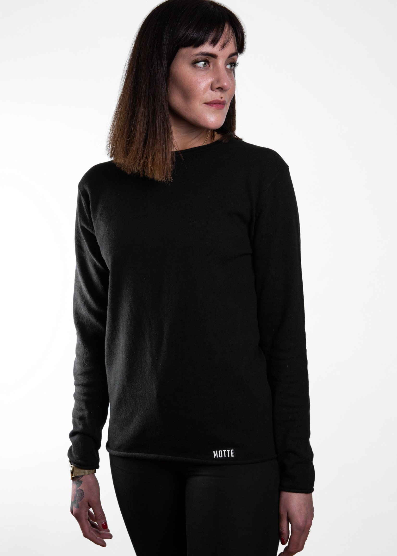 Strick Sweater -light -black