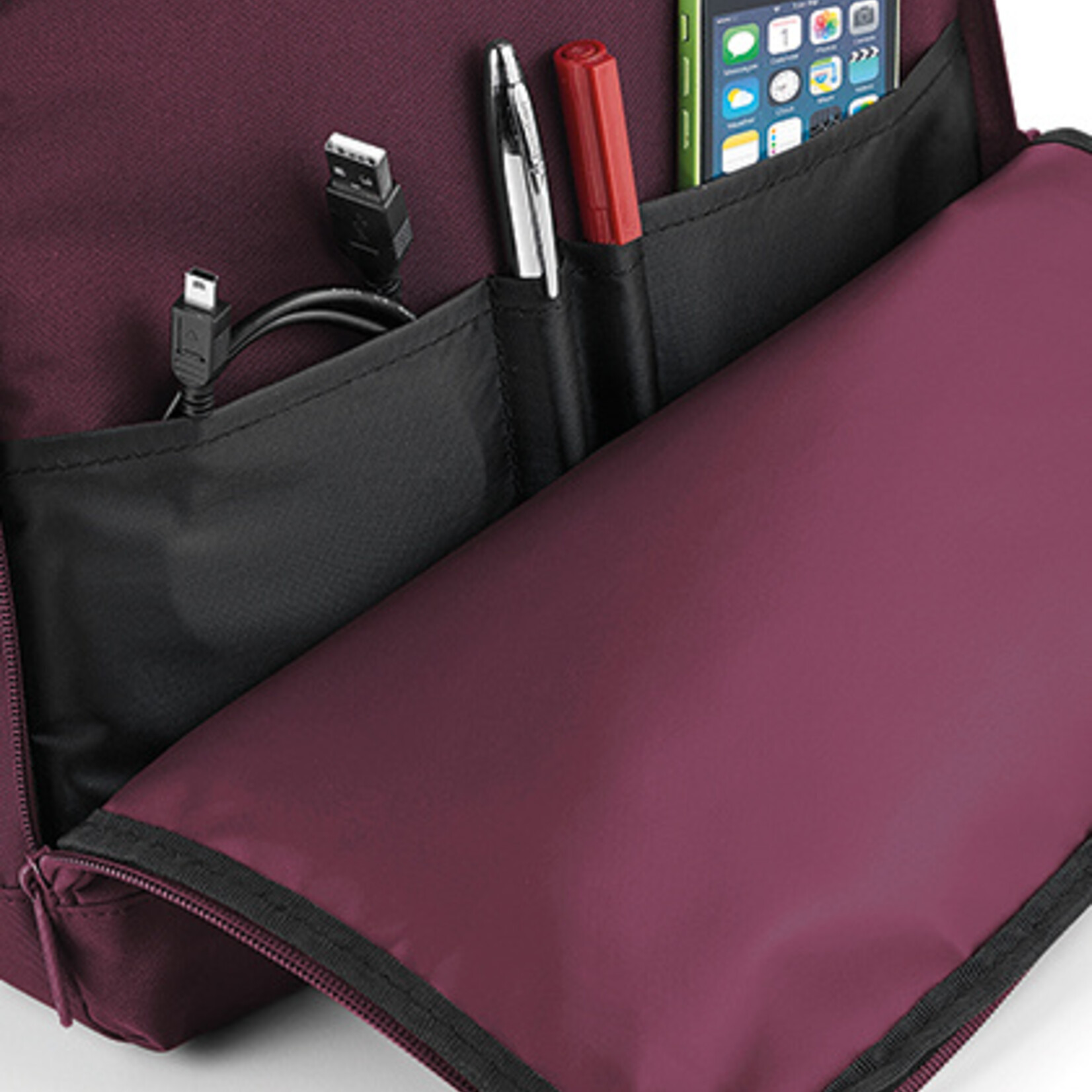 Urban Daypack Rolled-Top - black