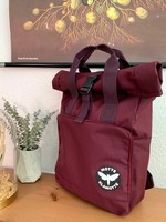 Urban Daypack Rolled-Top -burgunder