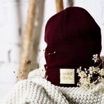"seid lieb" Beanie bordeaux