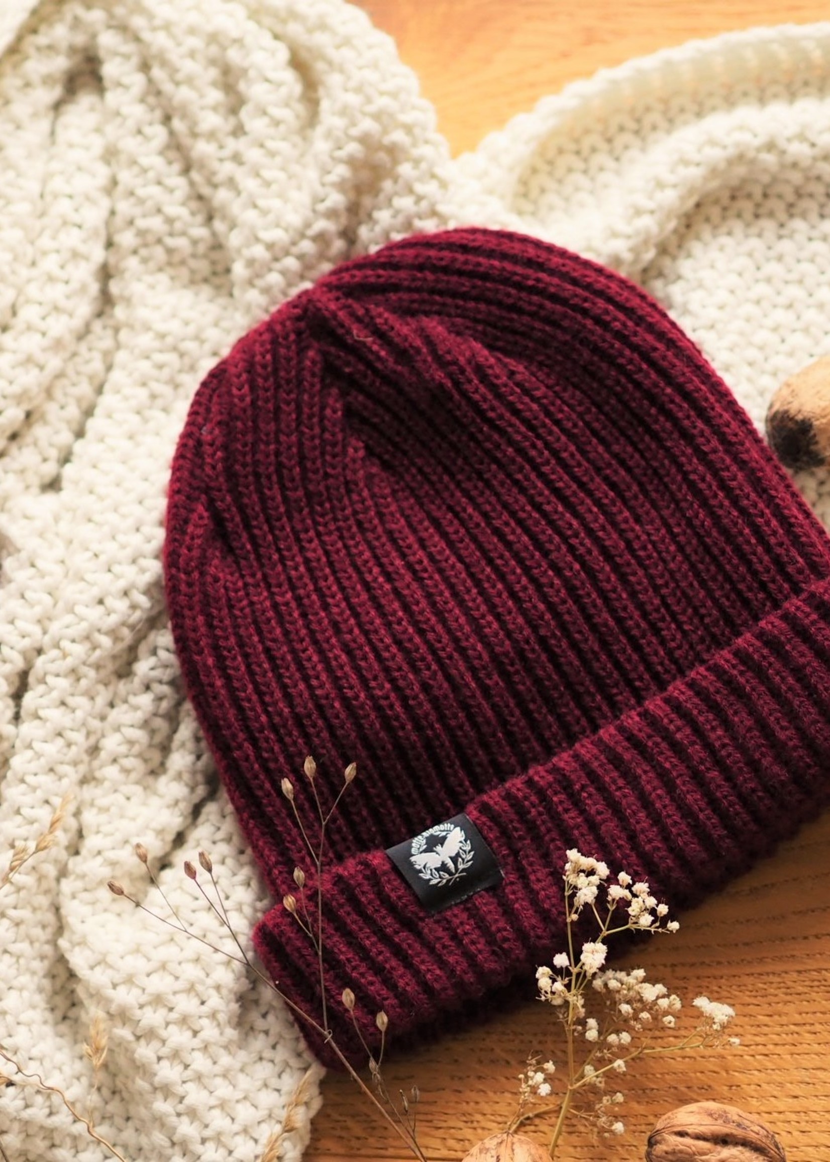 Motte Beanie bordeaux Sailor style