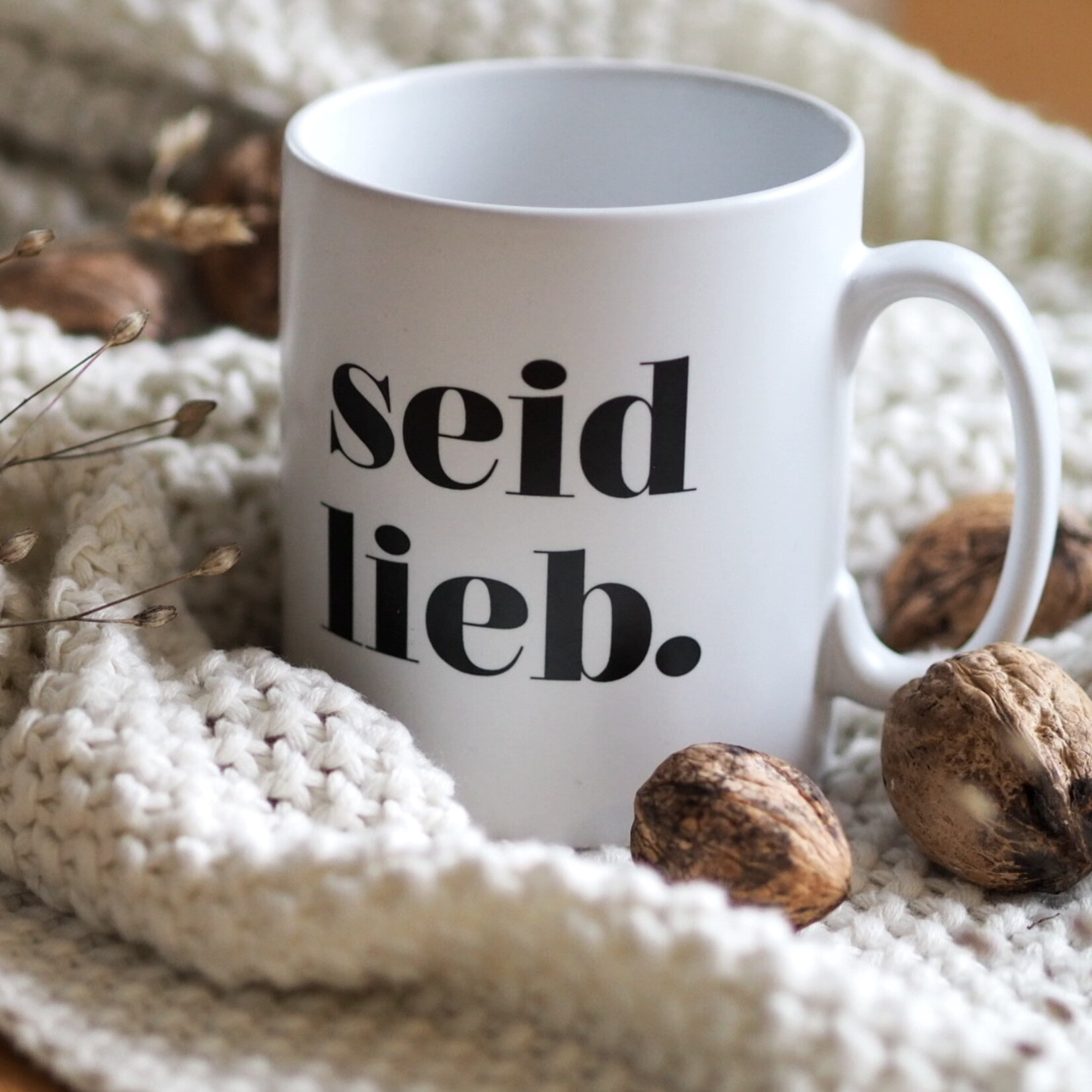 "seid lieb" Tasse