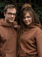 Motte Stick-Lettering Hoodie -caramel