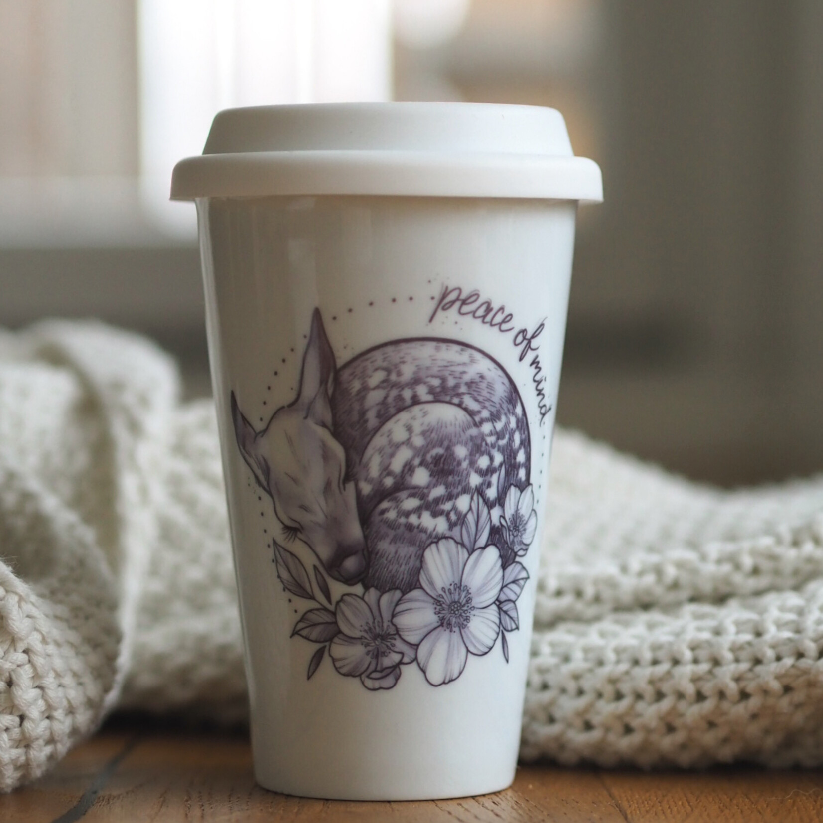 "peace of mind" To-Go Keramik- Becher