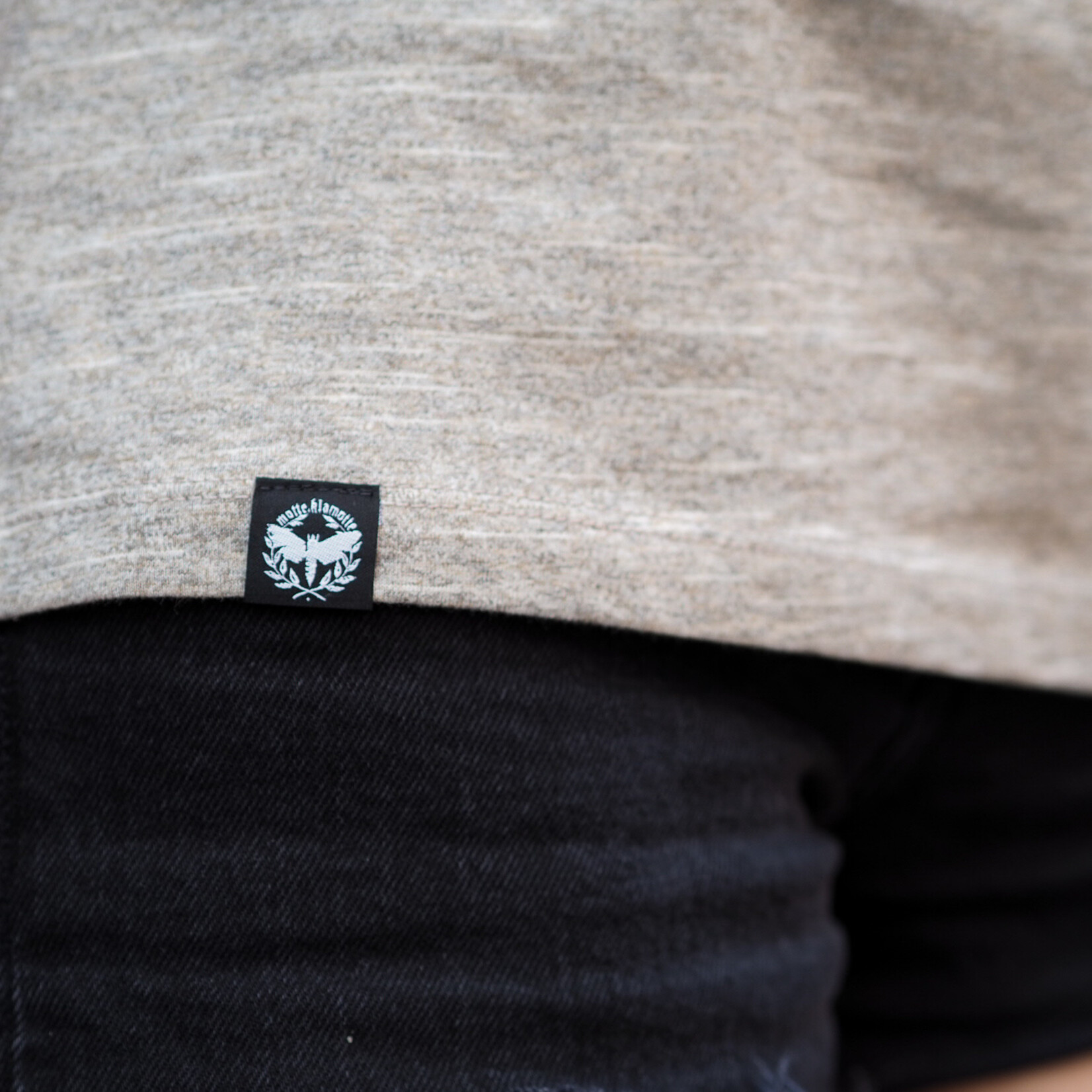 Basic Shirt sand - tailliert