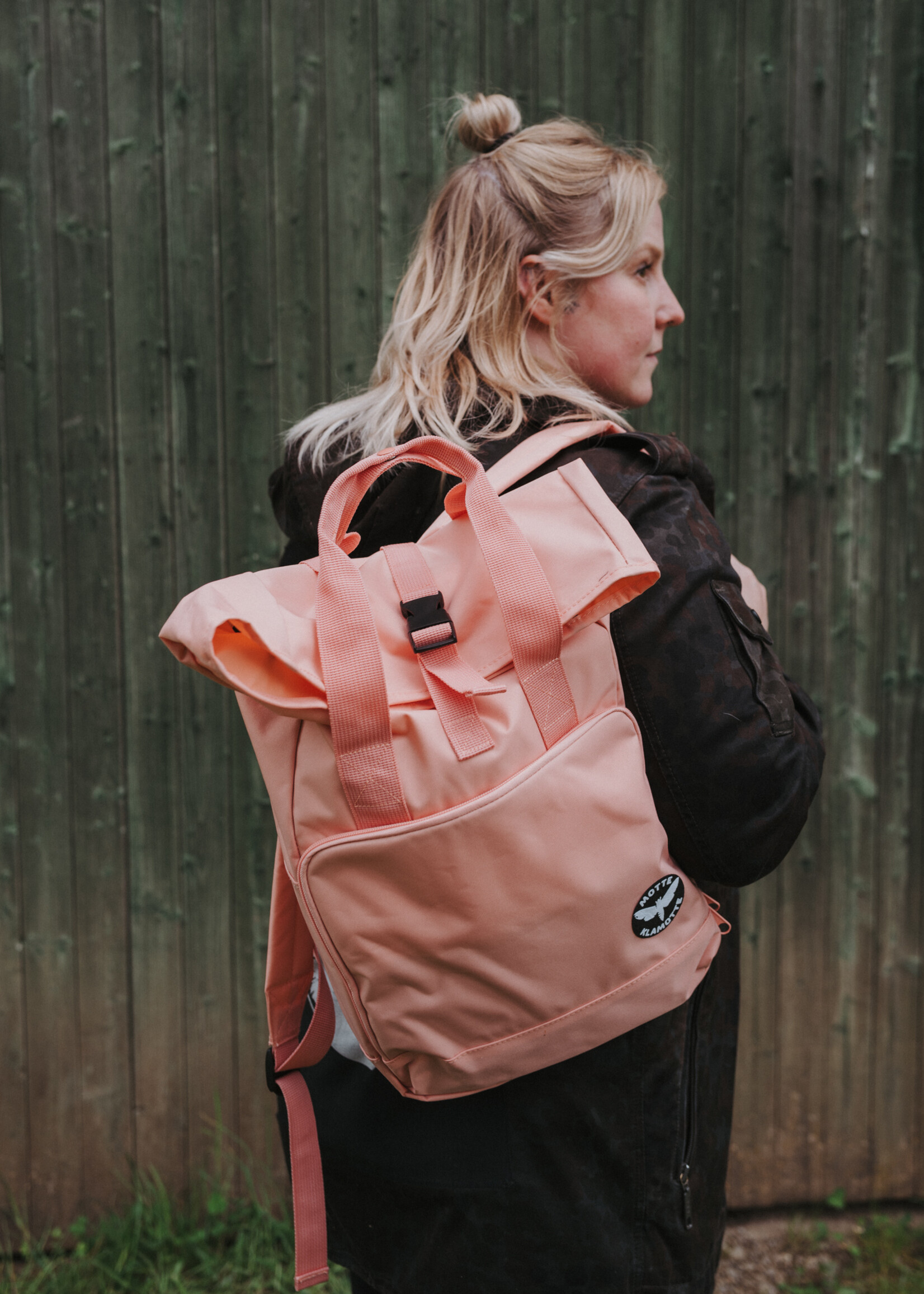 Urban Daypack Roll-Top -pastel pink