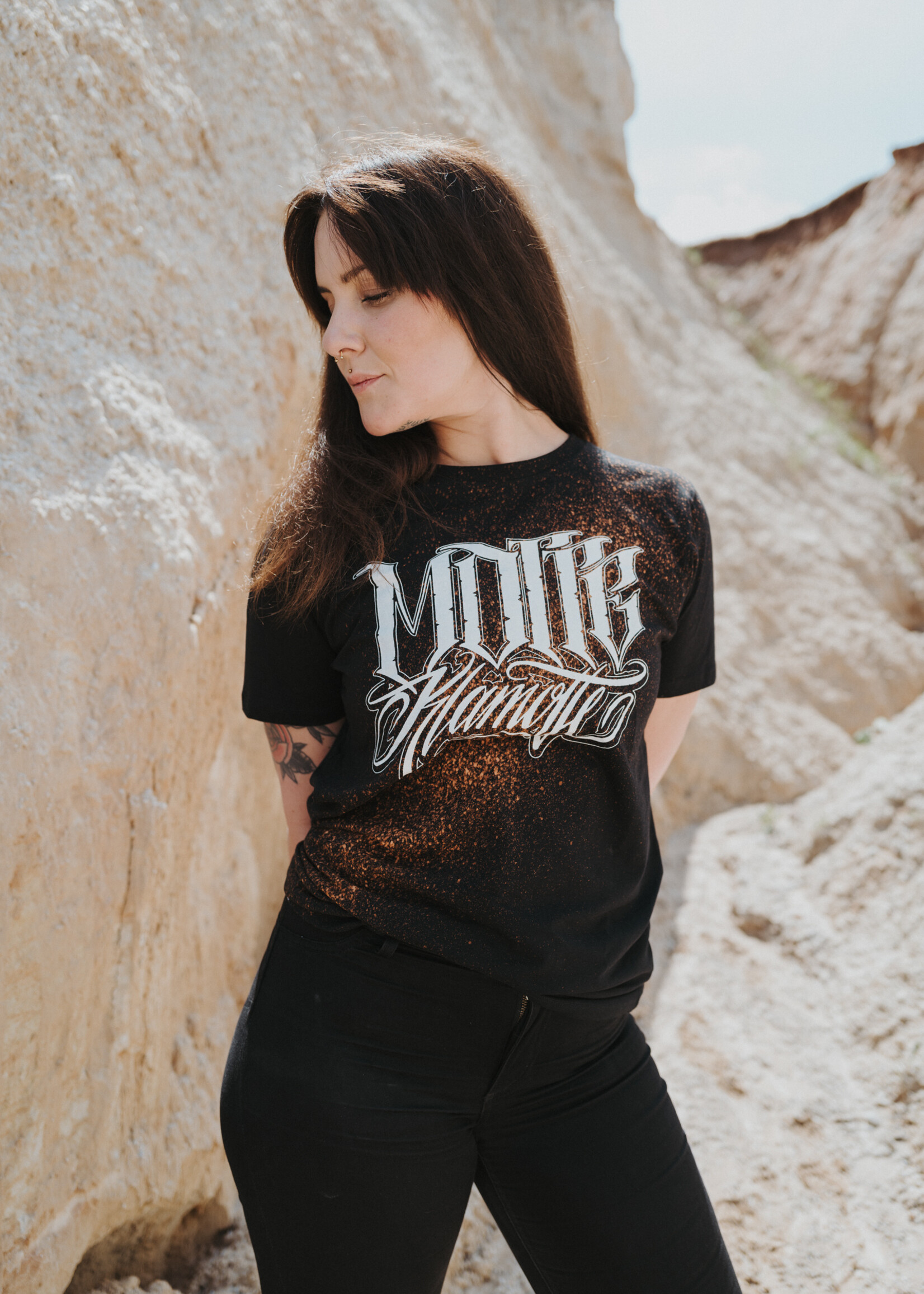 Motte Lettering Shirt -splash