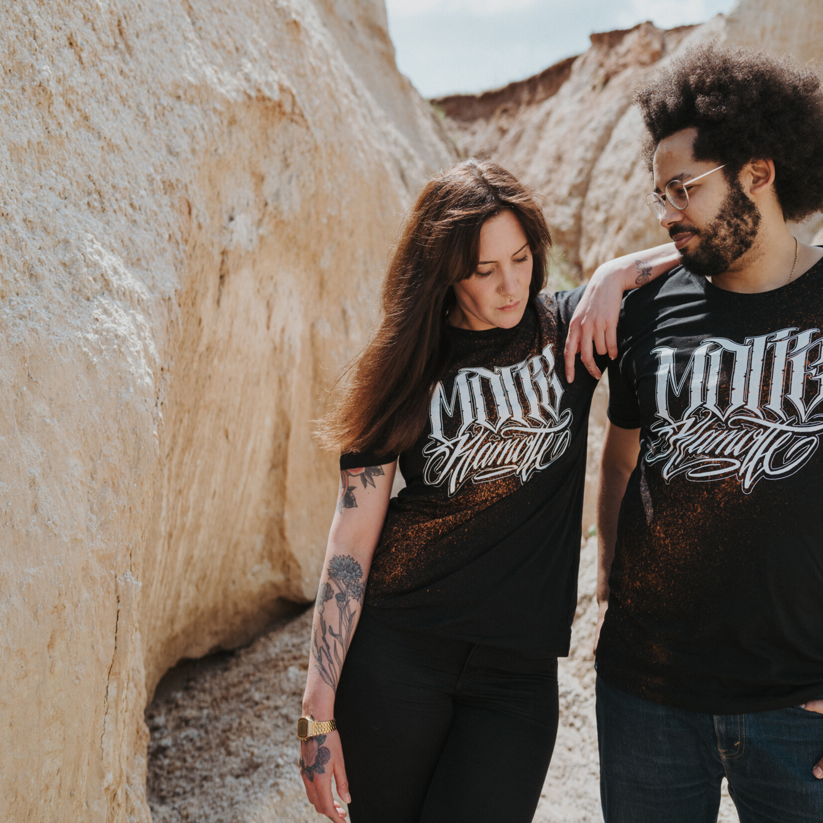 Motte Lettering Shirt -splash