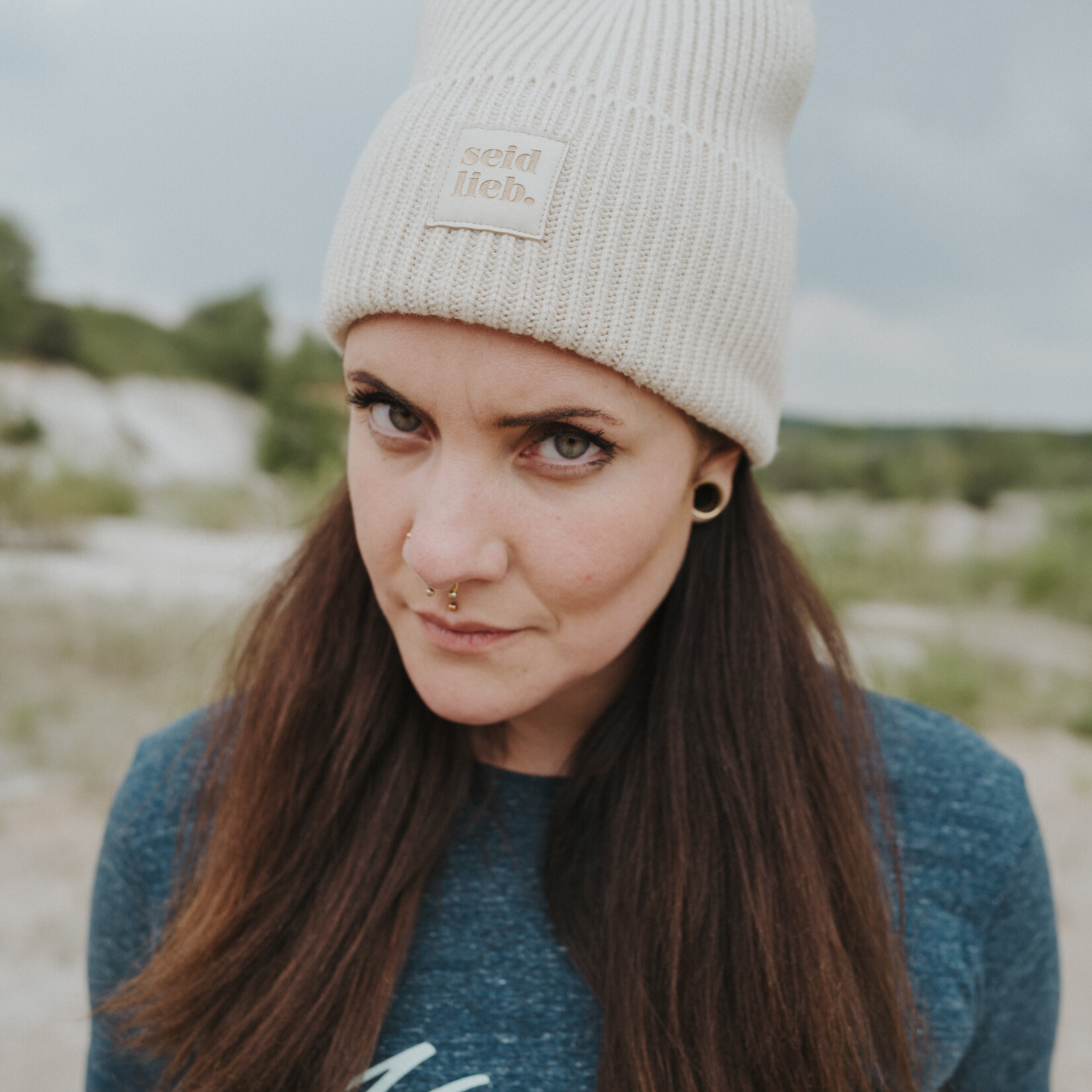 Motte mint- Lettering Shirt