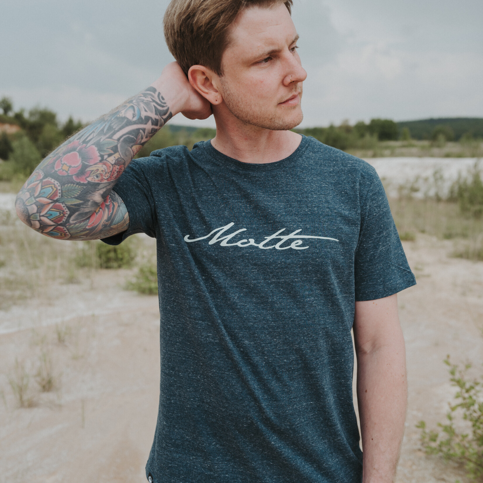Motte mint- Lettering Shirt