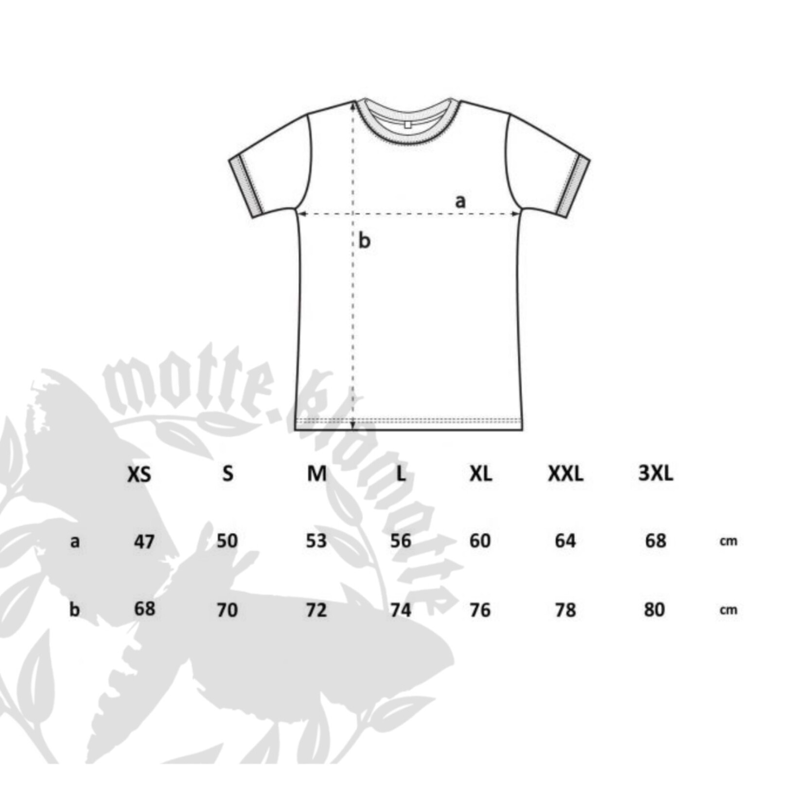 Motte Back Lettering Shirt in weiß