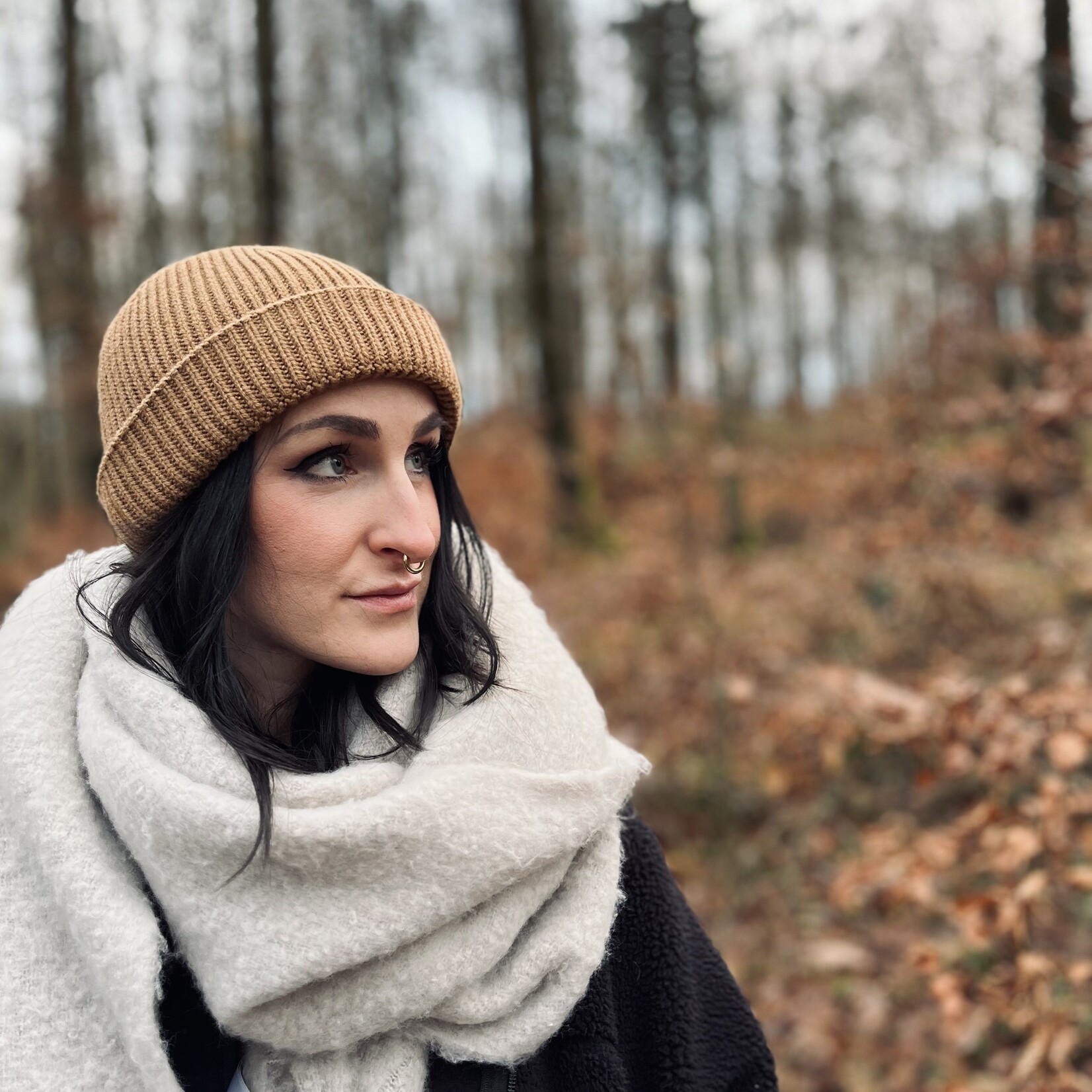 Motte Harbour Beanie - biscuit