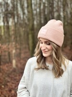 Seid Lieb Recycled Oversize Beanie -altrosa