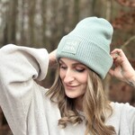 Seid Lieb Recycled Oversize Beanie -dusty green