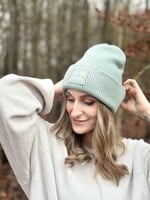 Seid Lieb Recycled Oversize Beanie -dusty green